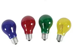 Elektronik H / Lyskilder /  pærer og tilbehør / Kulørte pærer