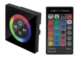 Elektronik H / Lyskilder /  pærer og tilbehør / Lysstyringer til LED strips (RGB)