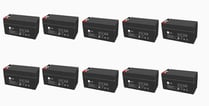 [7894100847] Blybatteri 12V-1,3AH 97X43X52 10-pak