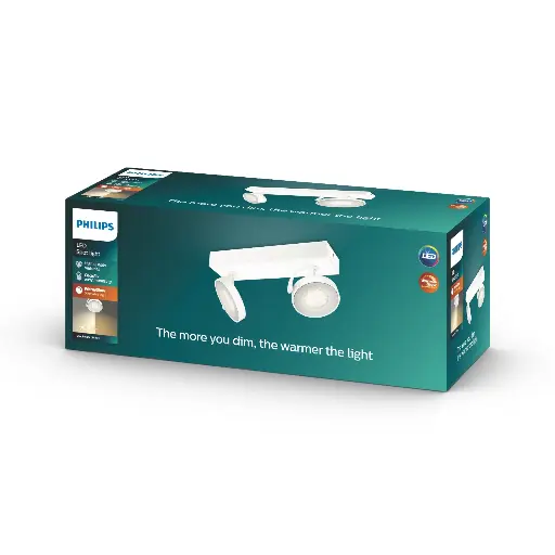 [SIG915005306001] CLOCKWORK bar/tube white 2x4.5W SELV WGD