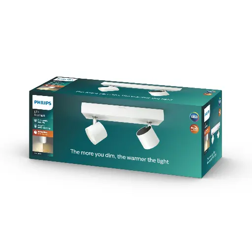 [SIG915005307201] STAR bar/tube white 2x4.5W SELV WGD