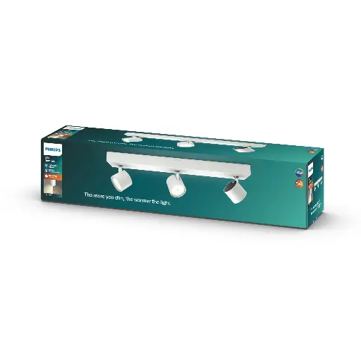 [SIG915005307301] STAR plate/spiral white 3x4.5W SELV WGD