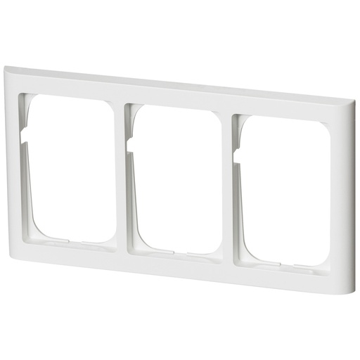 [1017039500] LK Fuga ramme Softline 63 3x1½m - hvid
