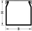 [7936006155] LEDNINGSKANAL HNG 37X25
