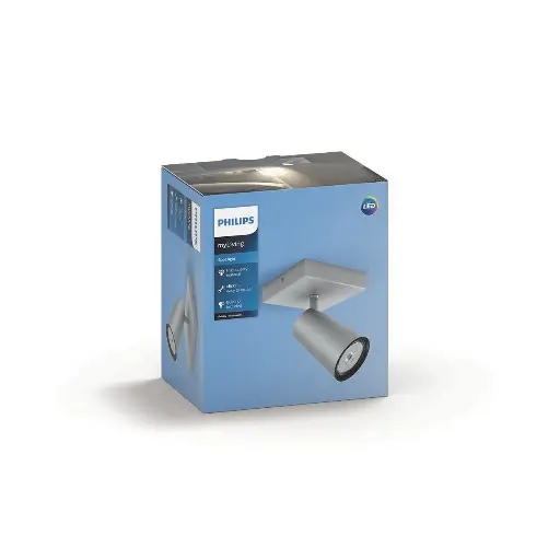 [SIG915005529001] PAISLEY single spot aluminium 1xNW