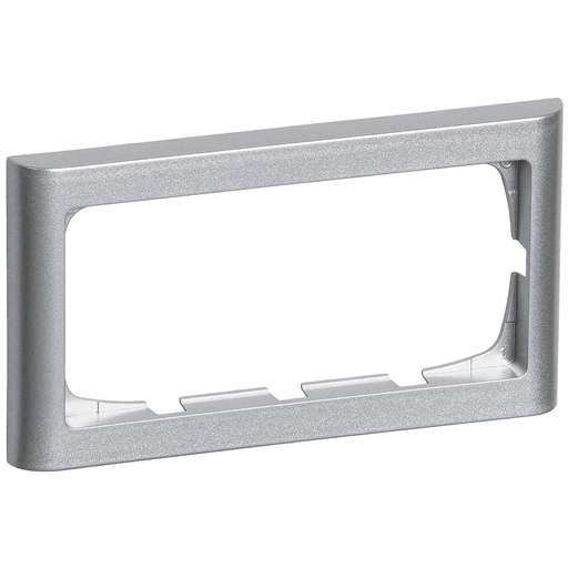 [1017039584] LK Fuga ramme Softline 63 2m vandret - stålmetallic