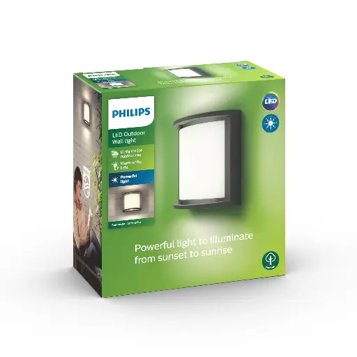 [SIG915005554401] Samondra wall lantern anthracite 1x12W