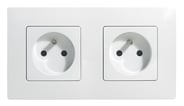 [8717266485] Niloé ramme for 2 enheder hvid
