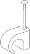 [9139122135] Clips rund TC 7-10/30 mm grå pak a' 100 stk