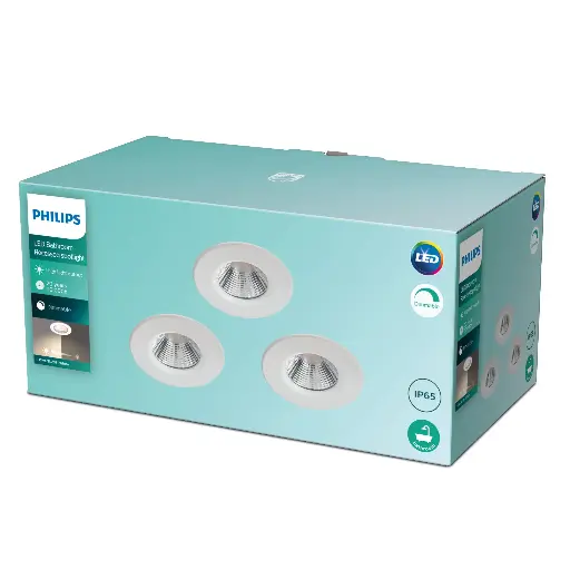 [SIG929002374422] DIVE SL261 RD 070 5.5W 27K W HV IP65R 3p - Recessed spot