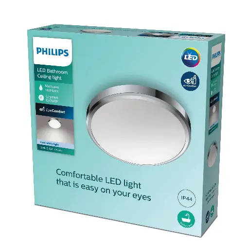 [SIG929002514301] PHILIPS Doris loftslampe 17W LED 4000K IP44 Krom