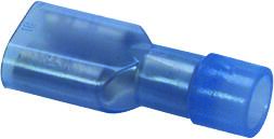 [0821101447] SPADEMUFFE HELISO.  BLÅ 6,3X0,8