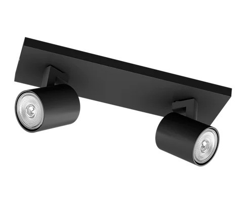 [SIG929003204801] PHILIPS Runner lofts-/vægspot Max 2x20W LED Sort u/pære