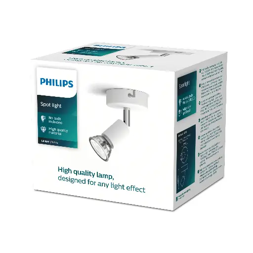 [SIG929003252701] Limbali single spot white 1x50W 230V