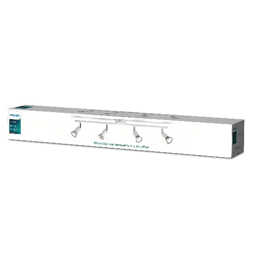 [SIG929003253010] Limbali bar/tube white 4x50W 230V