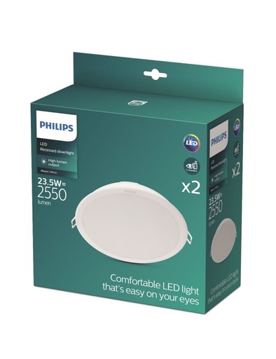 [SIG929003327031] 59471 MESON 200 23.5W 40K WH rec 2 pack