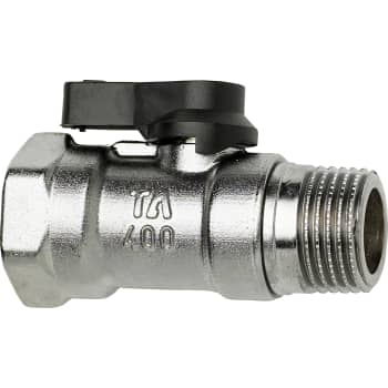 [743523494] 1/2" Kugleventil TA 400 sort