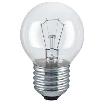 [05064] 40W krone glødepære E27 klar