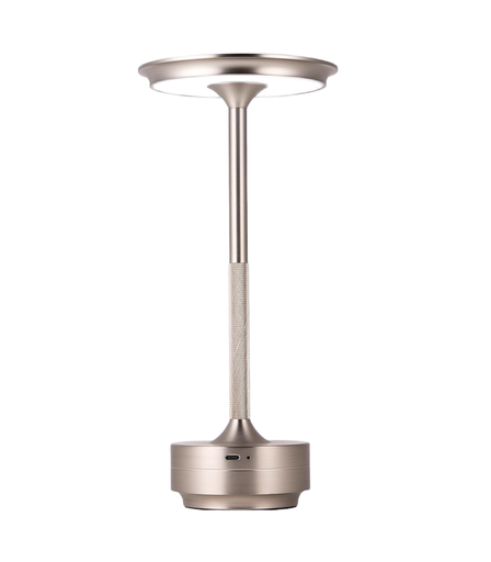 [EG22212-16232] Opladelig LED bordlampe CCT touch dæmpbar Sølv