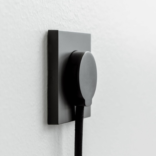 [7828111271] NORM flad stikprop, sort - Schuko