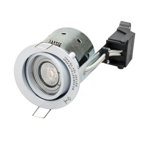 [020100] DIOSPOT rund blank hvid + Diolux R4d-2 827 338lm