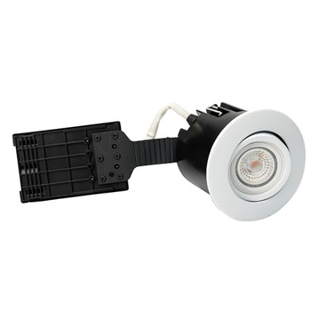 [020500] QUICK INST rund mat hvid + Diolux R4d-2 827 303lm