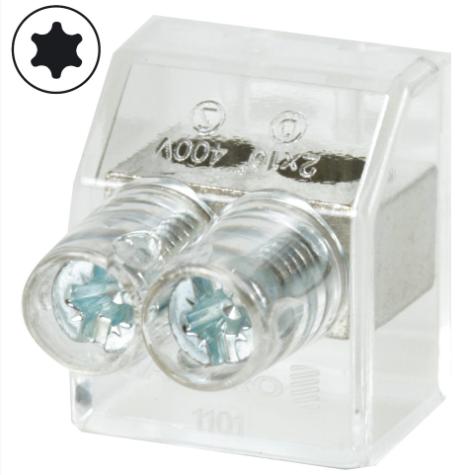 [122254] Samlemuffe dobb. 2x10mm2 1500 stk SAMPRO torx