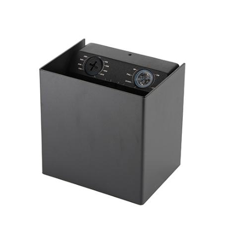 [267506] DIOLUM Azira afskærmning SQ firkantet sort RAL9005