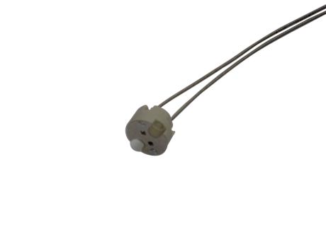 [301899] Halogenfatning G4, G5,3 & G6,35 m/ledning Hvid