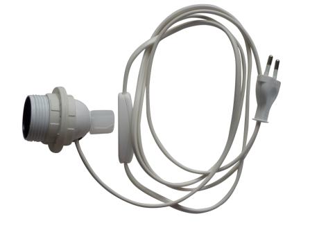 [303800] Flaskemontering komplet E27 m/2M ledning