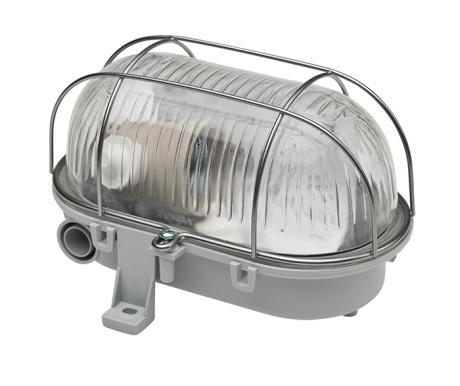 [314622] Skotlampe IP44 42W E27 grå