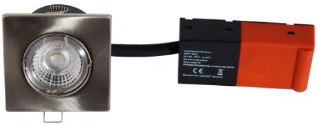 [321552] Easy 2-Setup LED 5W 245Lm 830 DÆMP firk. børstet