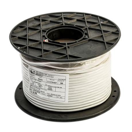 [354216] Furtex stofledning 3x0,75mm 180 grc. hvid  100m