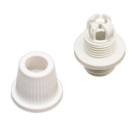 [373641] Klemmenippel udv. gevind M10 hvid