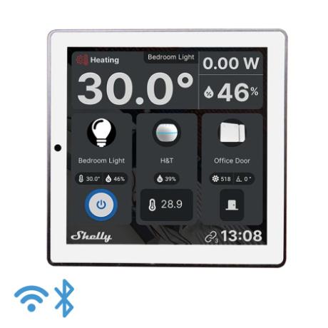 [382003] Shelly Wall Display, white - WiFi touch skærm
