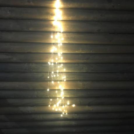 [423035] LED 10 string Cascade varmhvid 200  MicroLED 4,5V