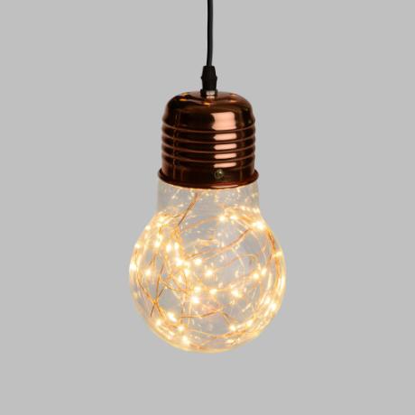 [423038] LED lystråd pendel Ø14cm, IP44 med 4m tilslutning