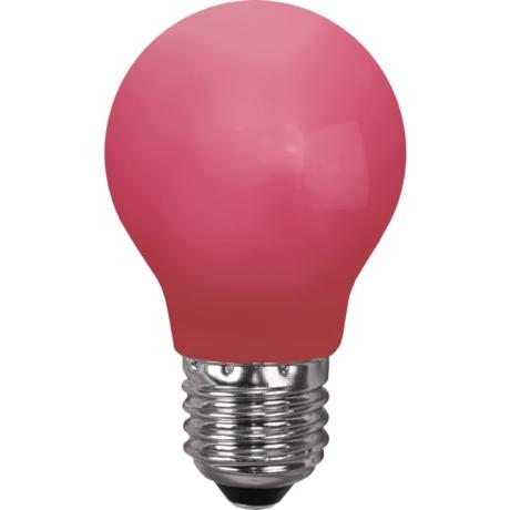 [444762] Rød udendørs Ø55 IP20 LED E27 1W 360°
