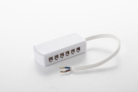 [451810] 6-vejs fordeler f/mini AMP stik for DIOSPOT