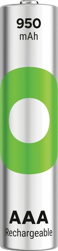 [501156] GP Recyko AAA-batteri, 950 mAh, 4-pak