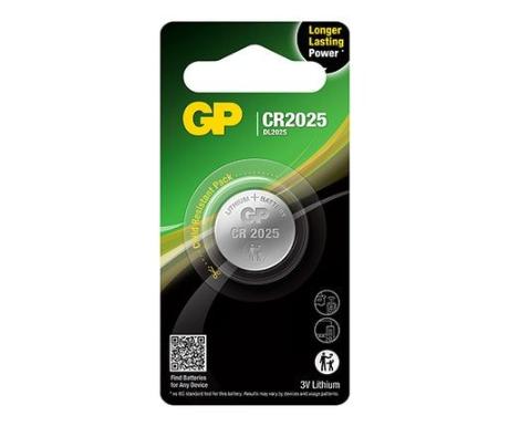 [505065] GP Lithium knap batt. CR 2025 - C1 1 stk.