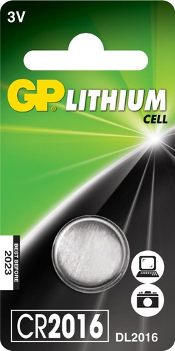 [505066] GP Lithium knap batt. CR 2016 - C1 1 stk.