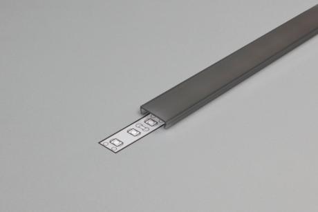[510732] DIOFLEX afdækning C sort f/alu profil 1m