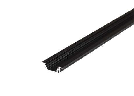 [510895] DIOFLEX alu profil GROOVE10 BC/UX 2000 sort alu