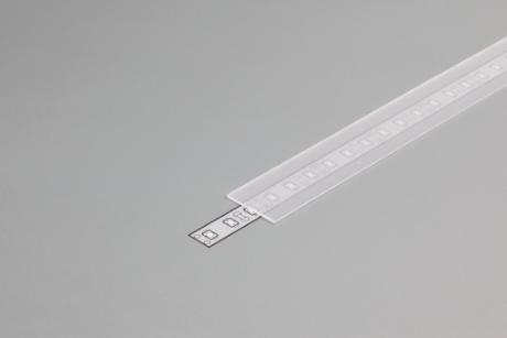 [511017] DIOFLEX afdækning E slide frosted f/alu profil 1m