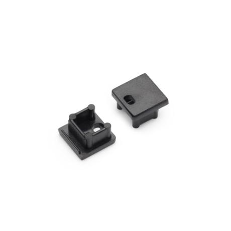 [511077] DIOFLEX endestykke SMART10 med hul sort 2 stk