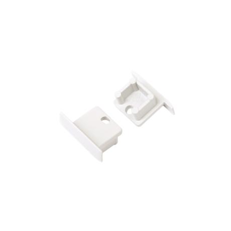 [511127] DIOFLEX endestykke SMART-IN10 med hul hvid 2 stk
