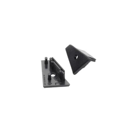 [511152] DIOFLEX endestykke CORNER10 G2 med hul sort 2 stk
