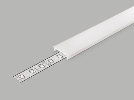 [511445] DIOFLEX afdækning C3 opal f/alu profil 2m