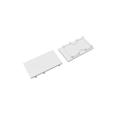 [511458] DIOFLEX endestykke med E7 LINEA20 hvid 2 stk.